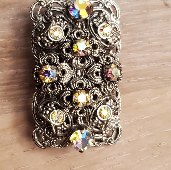 Vintage filigree Made in Germany brooch. RARE - Picture 11 of 13